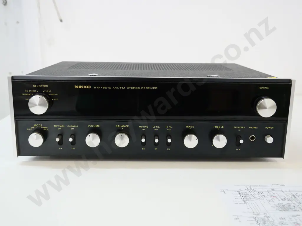 retro Nikko STA 8010 stereo receiver - noted as working Image 1++