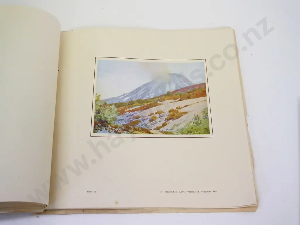 NZ souvenir publications - Dawson publishing photographic volume and string bound volume of prints Image 1++