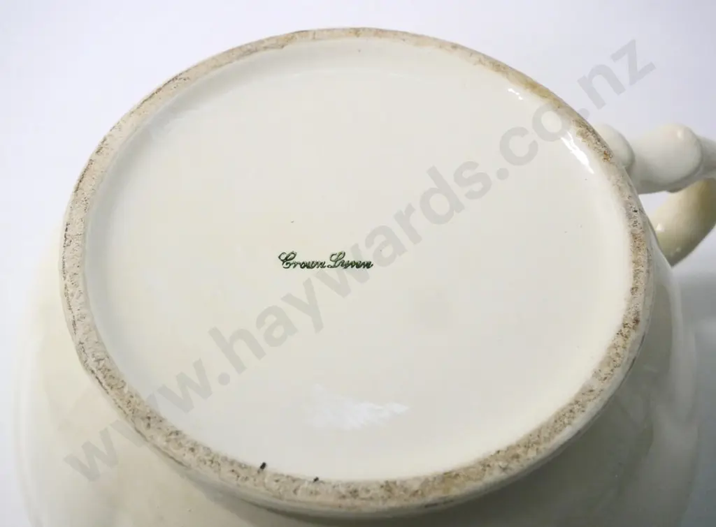 Crown Lynn chamber pot - some crazing H-125 W-270 Image 1++