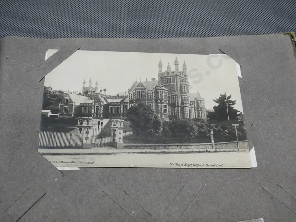 album of postcards - New Zealand and overseas - Dunedin, Invercargill, Columba College, etc. Image 1++