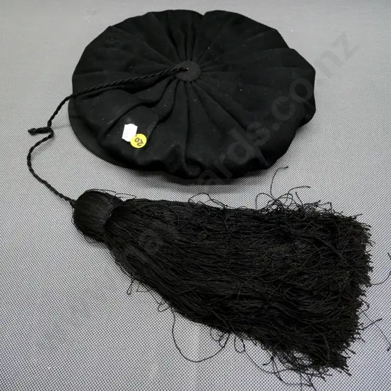 Norwegian student cap with large tassel, marked Oslo on label