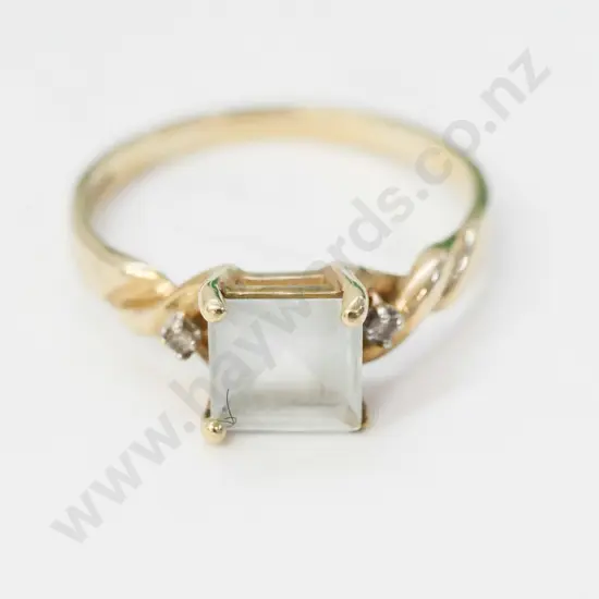 dress ring stamped Mexico 14k