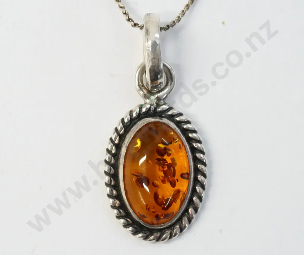 pendant & chain stamped 925 Image 1++