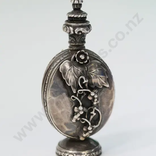 small sterling silver scent bottle stamped stgsil