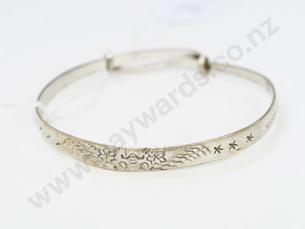 silver bangle stamped silver 925 Image 1++