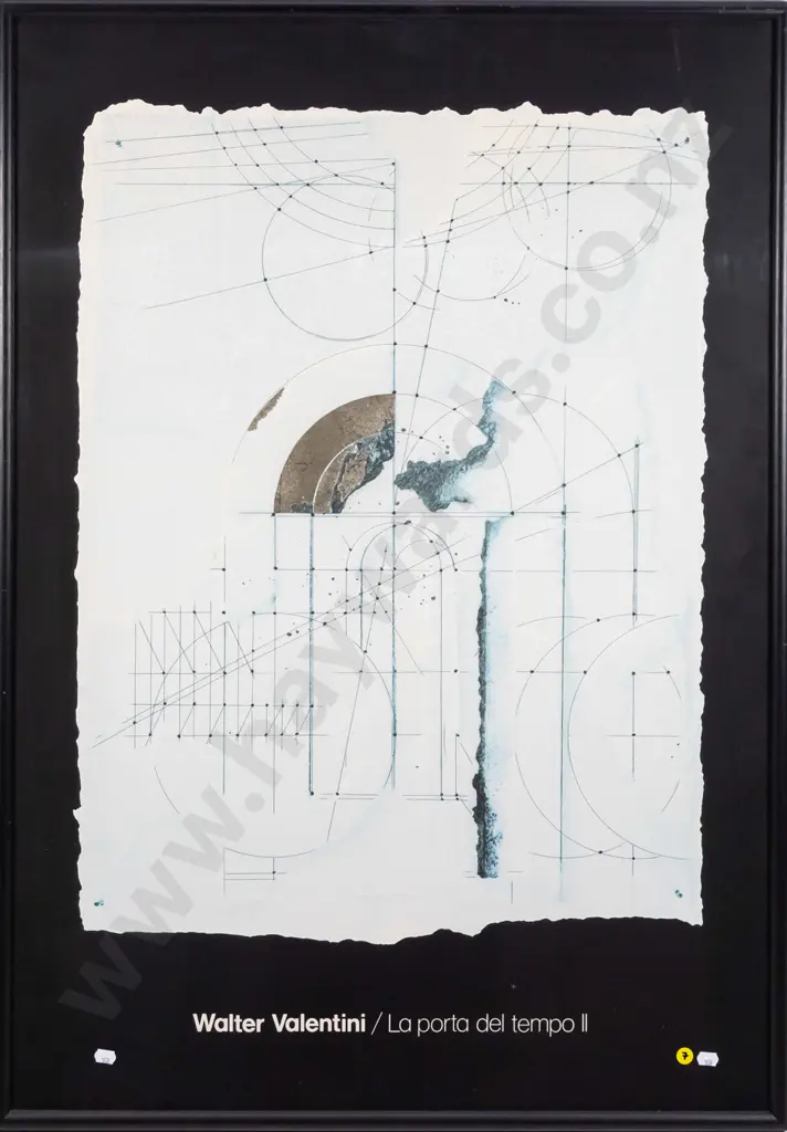 framed Walter Valentini/ La porta del tempo II print H-920 W-640 Image 1++