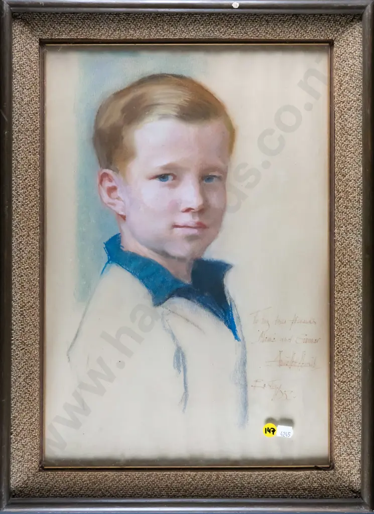 framed pastel - portrait H-430 W-280 Image 1++