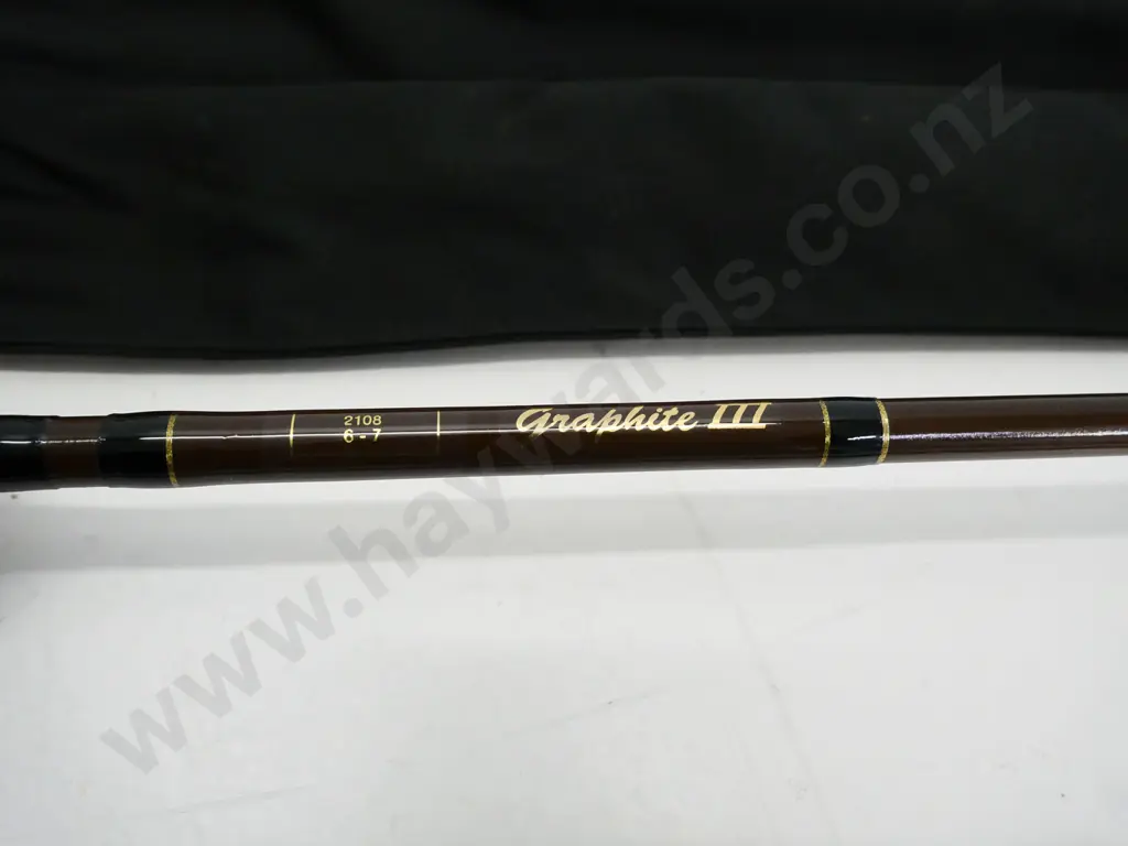 Composite Developments NZ 2-piece fly rod in canvas sleeve Image 1++