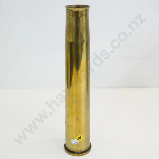 brass shell casing / vase marked '40mm MK4 1955' H-310