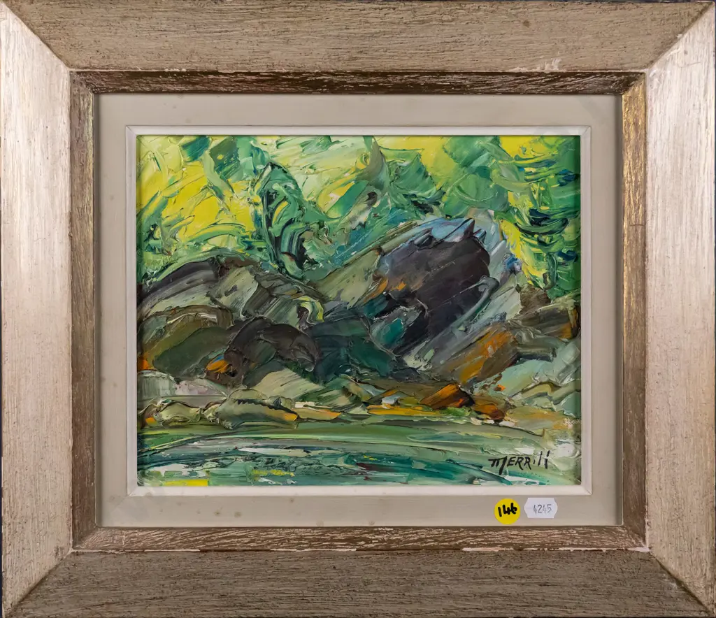 Merrill - framed oil  H-190 W-230 Image 1++