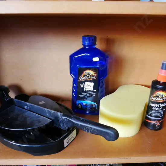 plastic guillotine, car care products