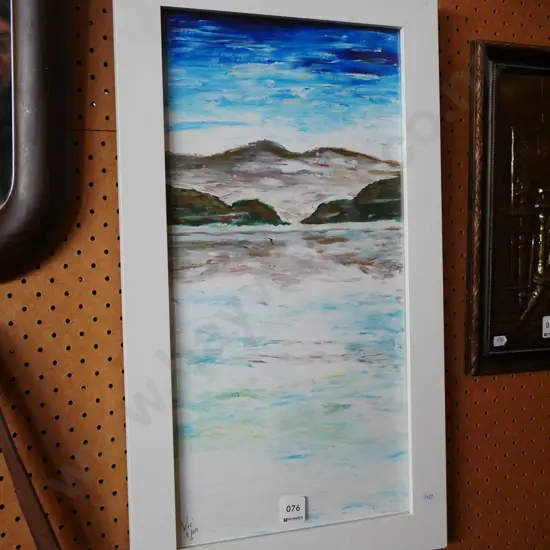 framed acrylic - seascape