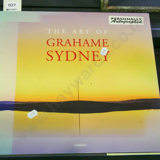 autographed coffee table book - Grahame Sydney