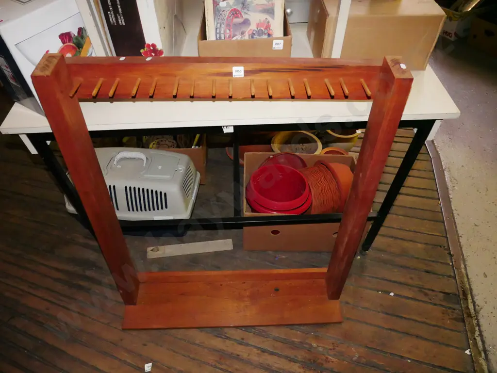 solid kauri fishing rod rack Image 1++