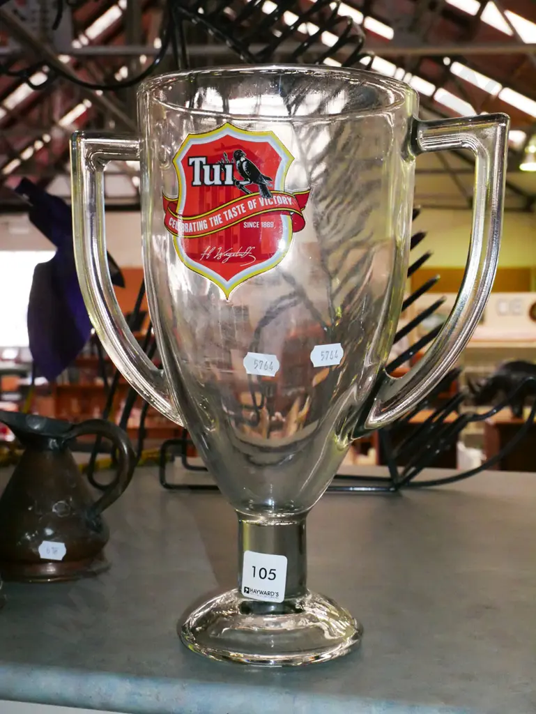 large Tui double handled glass H-300 Image 1++