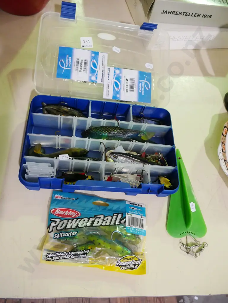 tackle box; soft bait, fishing lures etc Image 1++