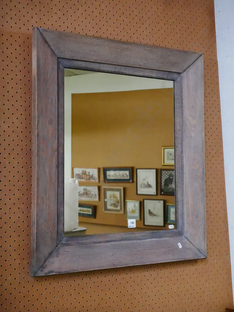 wood framed wall mirror Image 1++