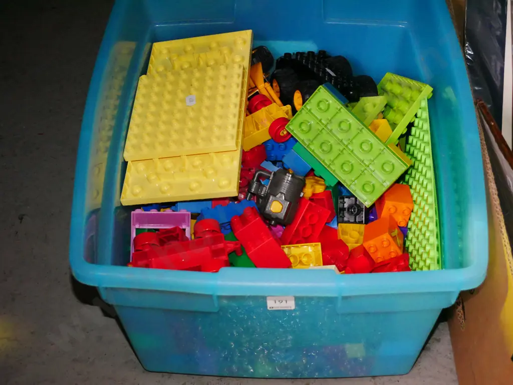 tray of Duplo blocks Image 1++