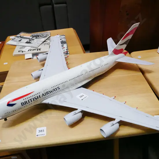 scale model of British Airways aircraft L-500
