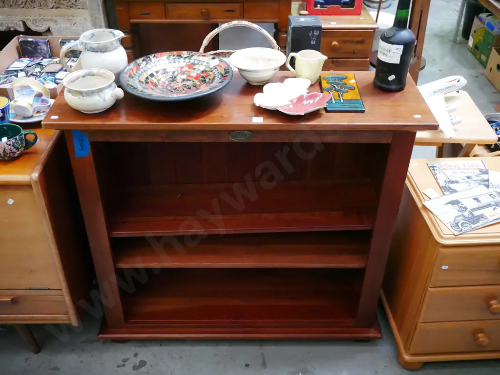 mahogany 2 drawer cabinet H-750 W-835 D-410 Image 1++