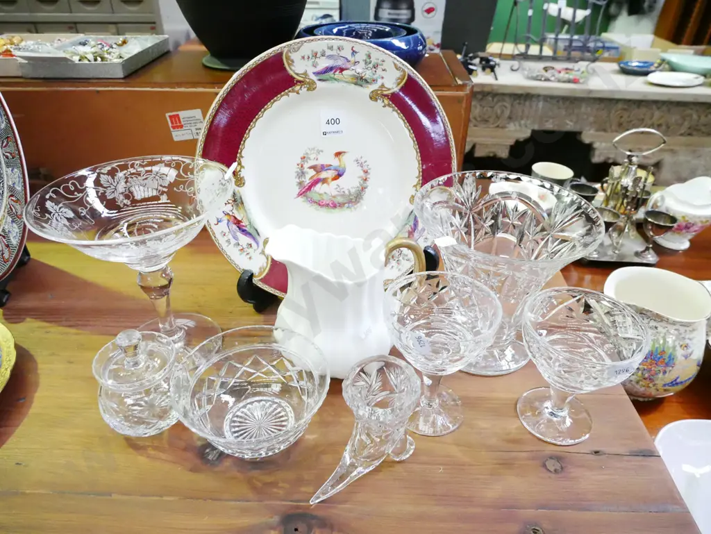cabinet plate, comport, jugs etc Image 1++