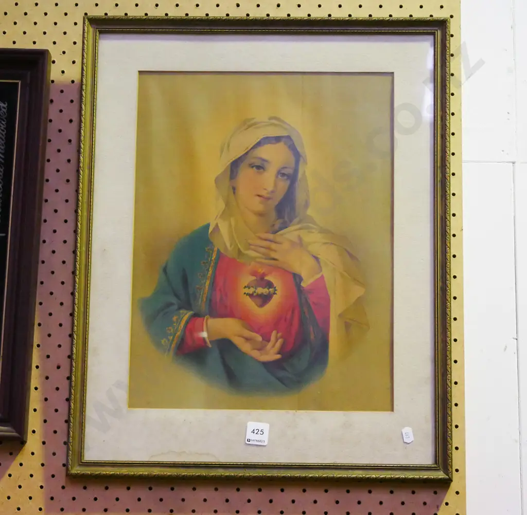 framed religious print Image 1++