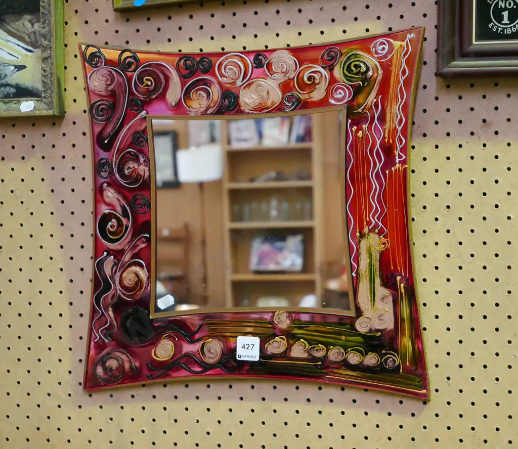 decorative framed wall mirror Image 1++