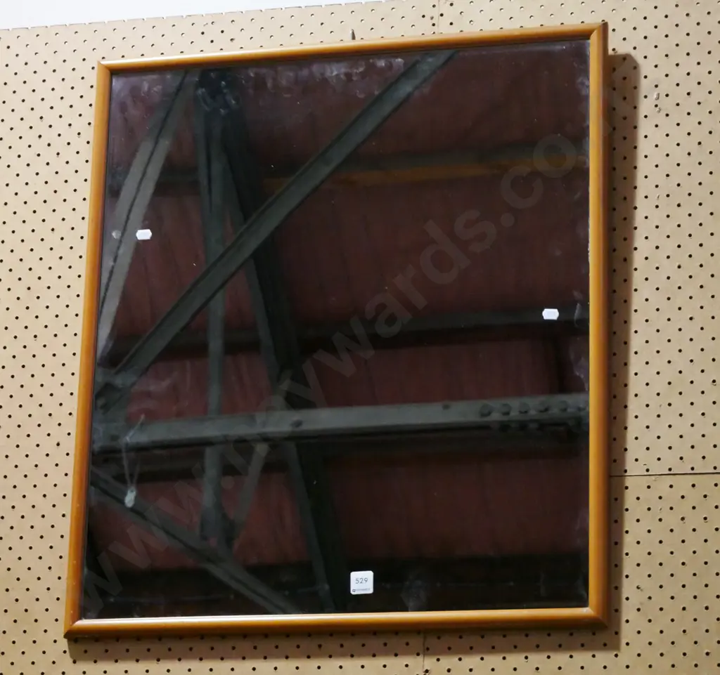wood framed wall mirror Image 1++