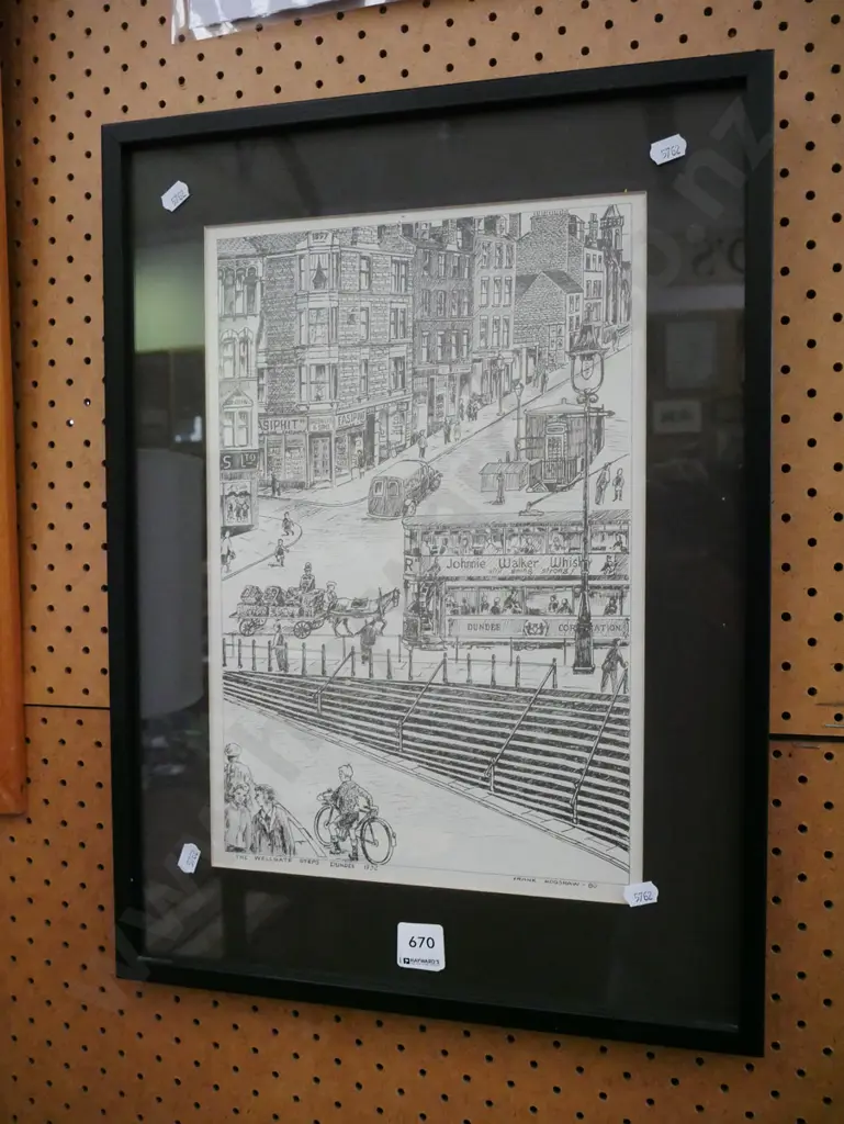 framed ink - the Wellgate Steps, Dundee 2932 Image 1++