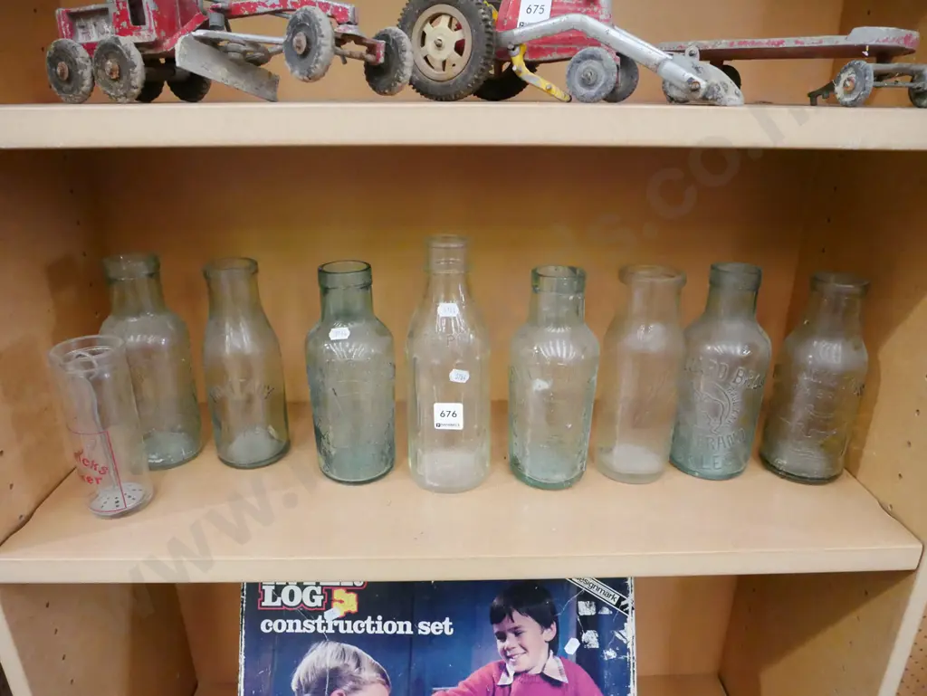 shelf of bottles Image 1++