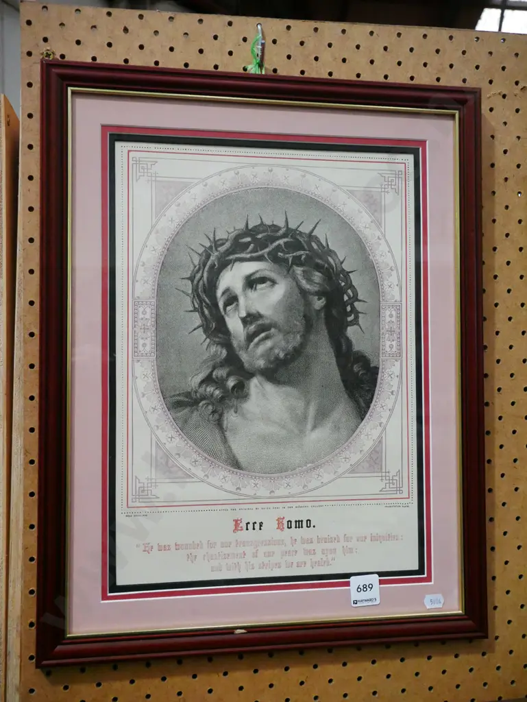 framed religious print Image 1++