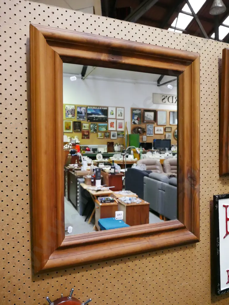 pine wall mirror Image 1++