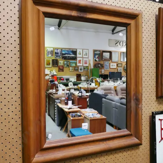 pine wall mirror