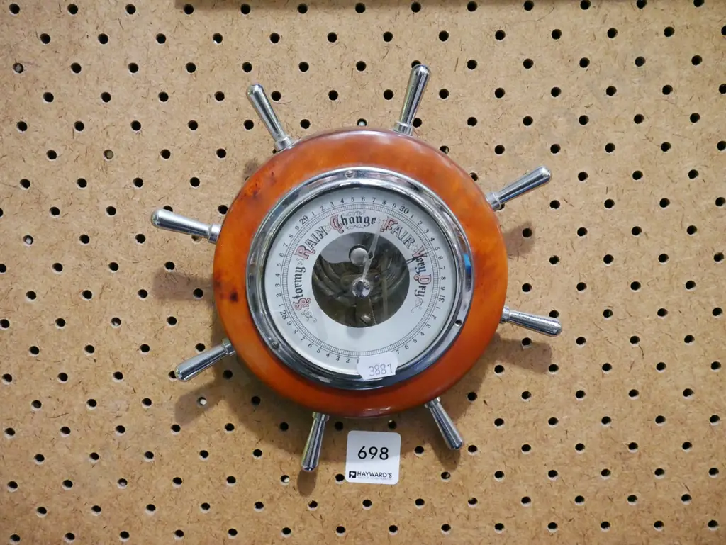 ships wheel barometer Image 1++