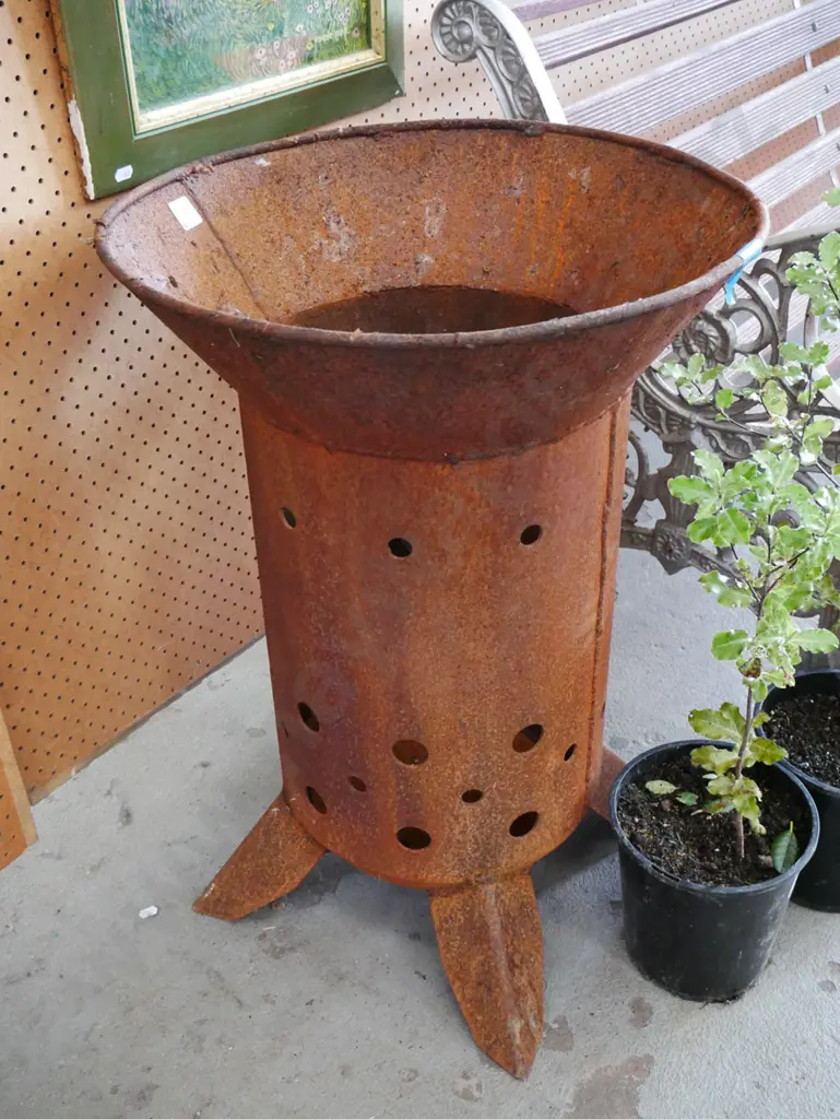 steel brazier H-700 Diam-480 Image 1++
