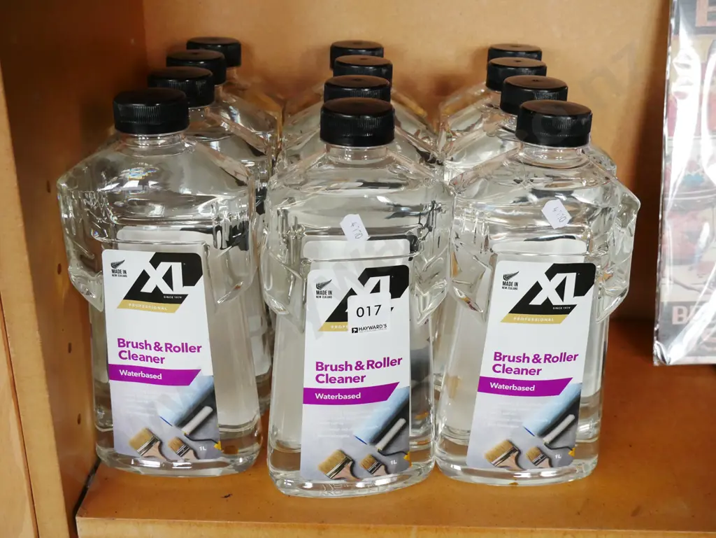 12 bottles of water based brush and roller cleaner Image 1++