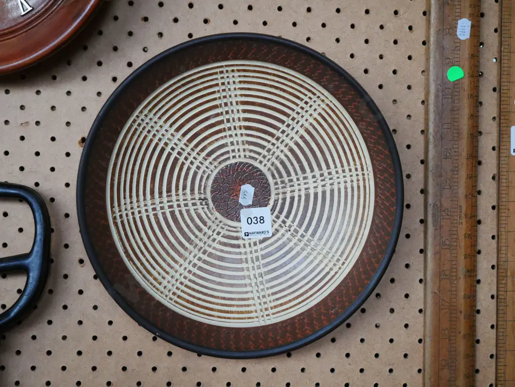 German pottery wall charger Diam-255 Image 1++