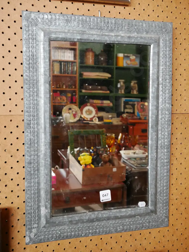 pressed tin wall mirror Image 1++