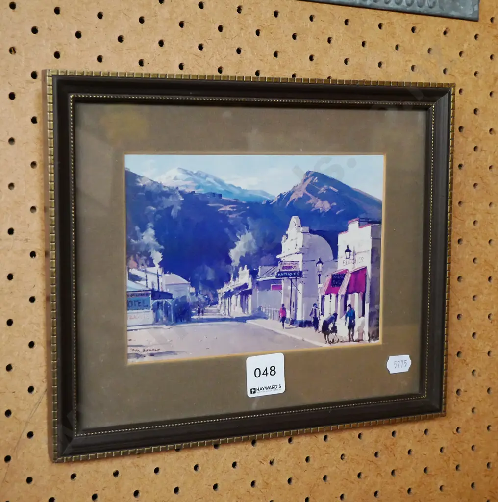 small Peter Beadle print - Arrowtown Image 1++