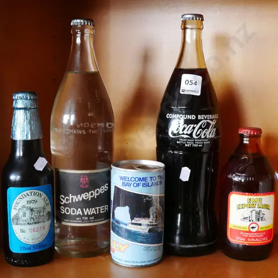 1980s soft drink, cans, bottles etc