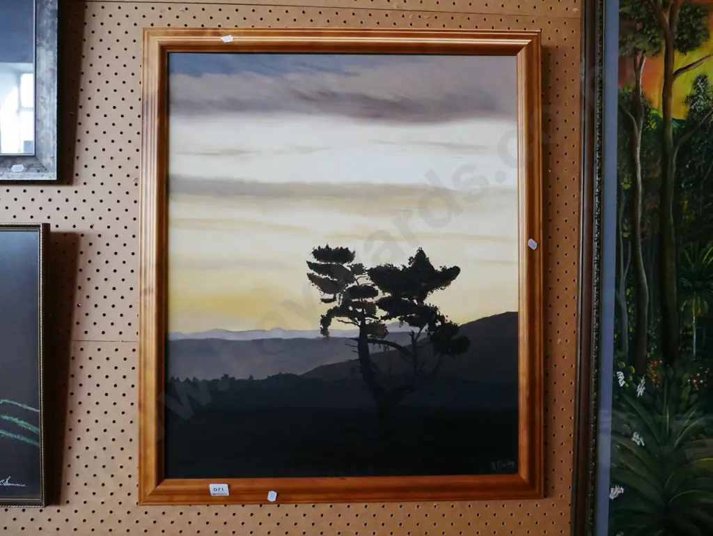Kay. Gourley - framed watercolour - landscape Image 1++