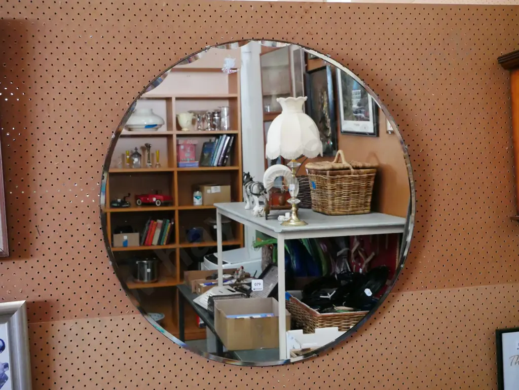 large circular wall mirror Diam-765 Image 1++