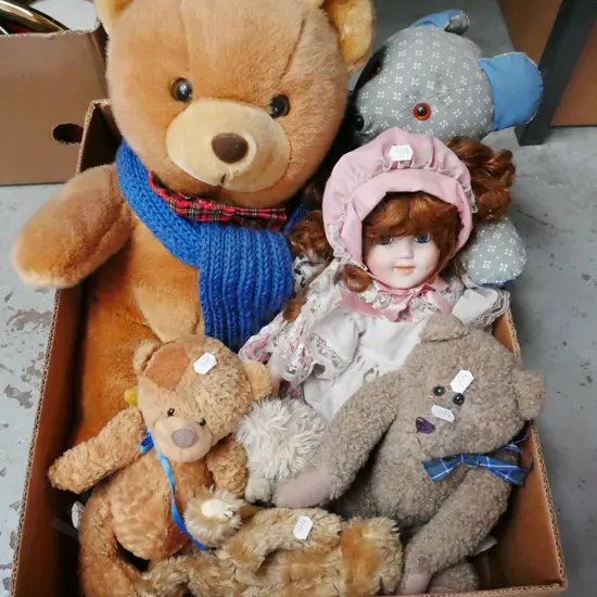 box of teddy bears