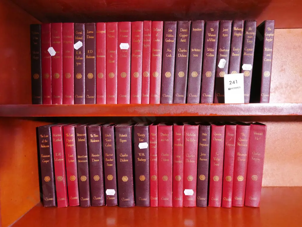 2 shelves; classic books  Image 1++
