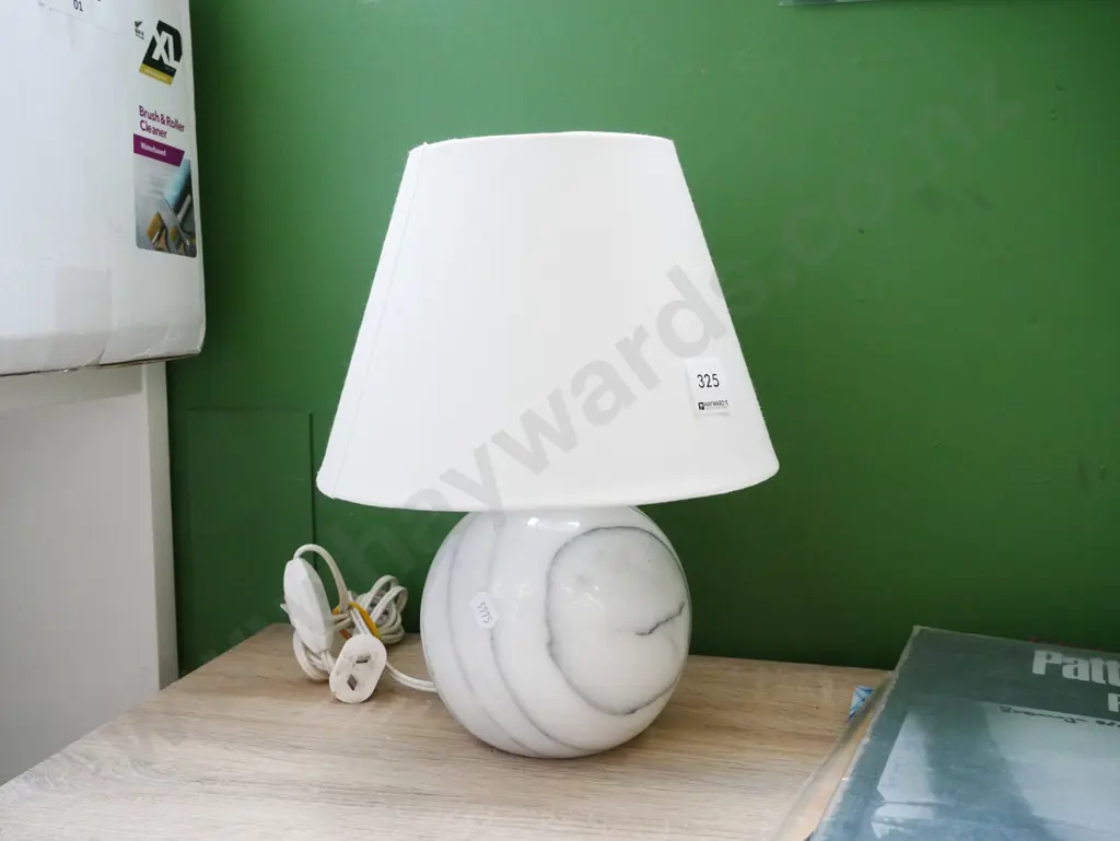 heavy marble based desk lamp Image 1++