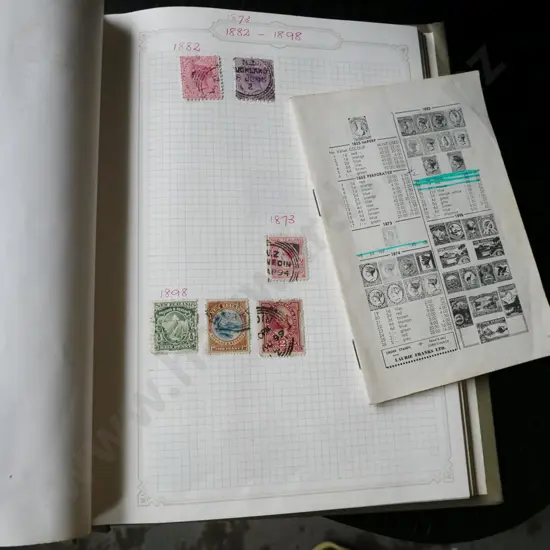 Emperor stamp albums and stamps