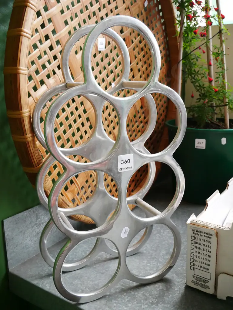 cast alloy wine rack H-420 Image 1++