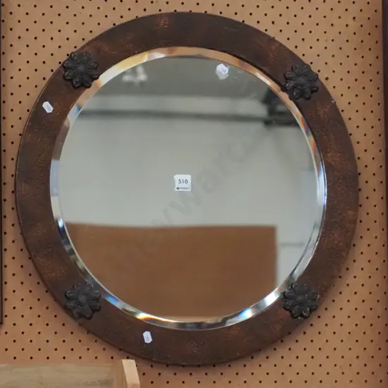 pressed copper mirror Diam-550