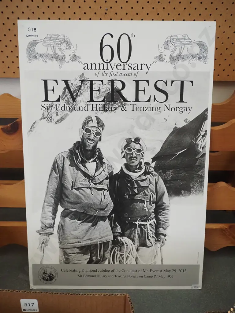 60th Anniversary of Everest print on board Image 1++