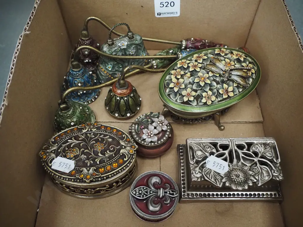 box; ornamental candle snuffers, jewel boxes Image 1++